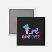 Funny Bridge and Groom Meme Ehe Game Funny Ove Magnet (Vorderseite/Rückseite)