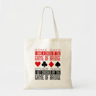 Funny Bridge Player Club Gezerkleinertes Spiel Tragetasche