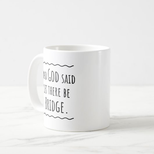 Funny Bridge Player Partner Friend Geschenk Idee Kaffeetasse (Vorderseite Links)