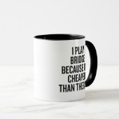 Funny Bridge Player Tasse (VorderseiteRechts)