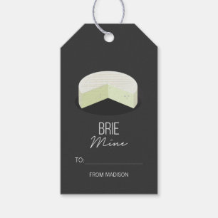 Funny Brie Mine Valentine Liebe Käse Gift Tags Geschenkanhänger