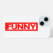 Funny Briefmarke Case-Mate iPhone Hülle (Rückseite (Horizontal))