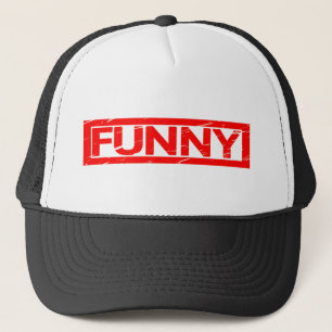 Funny Briefmarke Truckerkappe