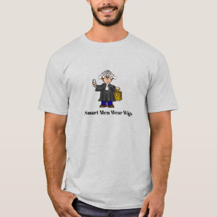 Funny British Barrister Lawyer mit Wig T - Shirt
