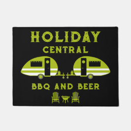 Funny British Caravanning Front Fußmatte