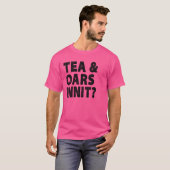 Funny British Rowing Shirt Rower Black Teevorführu (Vorne ganz)