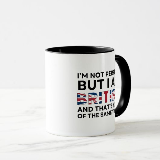 Funny British Tasse (VorderseiteRechts)