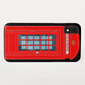 Funny British UK Phone Booth Case-Mate iPhone Hülle (Rückseite (Horizontal))