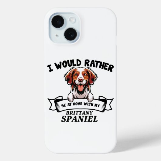 Funny Brittany Spaniel Dog Case-Mate iPhone Hülle (Rückseite)