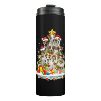 Funny Brittany Spanisch Weihnachtsbaum Ornament De Thermosbecher