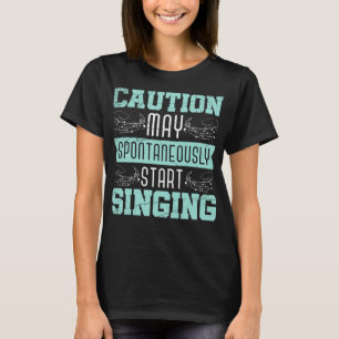 Funny Broadway Singer Theater Schauspieler Proben T-Shirt