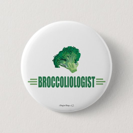Funny Broccoli Button (Vorderseite)
