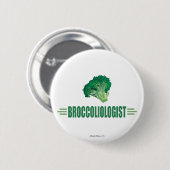 Funny Broccoli Button (Vorne & Hinten)