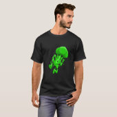 Funny Broccoli Cartoon T-Shirt (Vorne ganz)