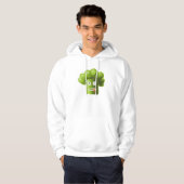 Funny Broccoli Crazy Vegan Vegetarian Hoodie (Vorne ganz)