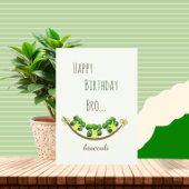 Funny broccoli feiertagskarte