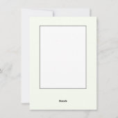 Funny broccoli feiertagskarte (Rückseite)