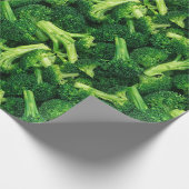 Funny, Broccoli Florets, Custom Geschenkpapier (Ecke)