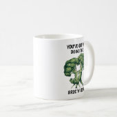 Funny Broccoli Kaffeetasse (VorderseiteRechts)