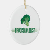 Funny Broccoli Keramikornament (Rechts)