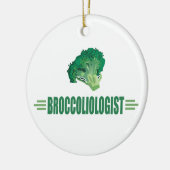 Funny Broccoli Keramikornament (Links)