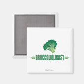 Funny Broccoli Magnet (Vorderseite/Rückseite)