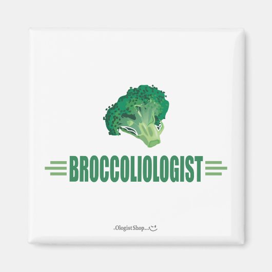 Funny Broccoli Magnet (Vorne)