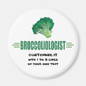 Funny Broccoli Magnet (Vorne)