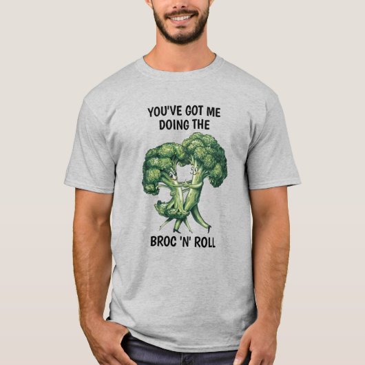 Funny Broccoli T-Shirt (Vorderseite)