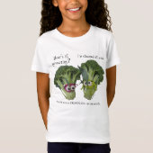 Funny Broccoli Talk T-Shirt (Vorderseite)