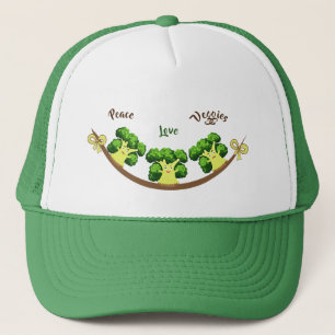 Funny broccoli truckerkappe
