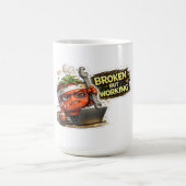 Funny Broken But Working Retro PC Computer Geek T- Kaffeetasse (Mittel)