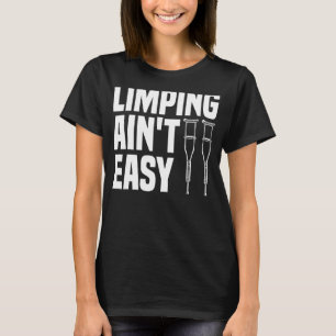 Funny Broken Leg Designs für Kinder Männer Fußsohl T-Shirt