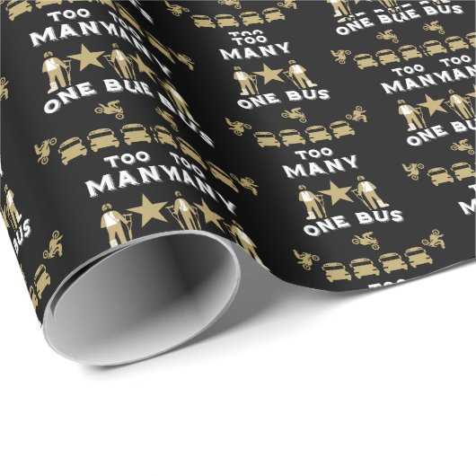 Funny Broken Leg Get Wel Geschenkpapier (Rolleneckpunkt)