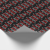 Funny Broken Leg Get Wel Geschenkpapier (Ecke)