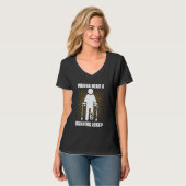 Funny Broken Leg Operation und Erholung T-Shirt (Vorderseite Vollansicht)