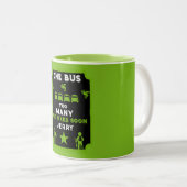 Funny Broken Leg wird gut Zweifarbige Tasse (VorderseiteRechts)