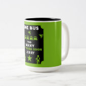 Funny Broken Leg wird gut Zweifarbige Tasse (VorderseiteRechts)