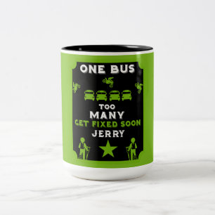 Funny Broken Leg wird gut Zweifarbige Tasse