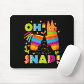 Funny Broken Pinata Oh Snap Cinco De Mayo Mexiko Mousepad (Mit Mouse)
