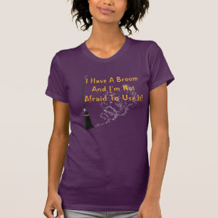 Funny Broom Halloween Shirt