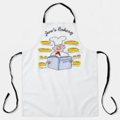 Funny Brot Baker Cartoon Schürze (Vorderseite)