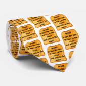 Funny. Brot ist wie die Sonne. Krawatte (Gerollt)