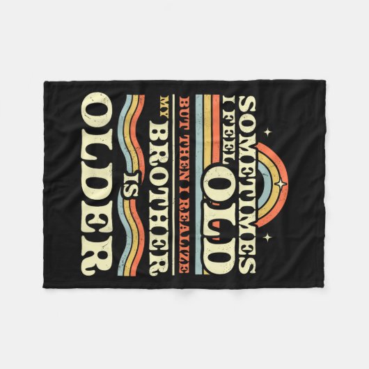 Funny Brother & amp; Schwester, Sibling T-Shirts & Fleecedecke (Vorderseite (Horizontal))