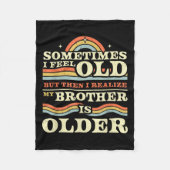 Funny Brother & amp; Schwester, Sibling T-Shirts & Fleecedecke (Vorderseite)