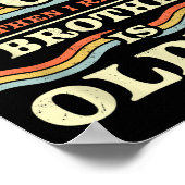 Funny Brother & amp; Schwester, Sibling T-Shirts & Poster (Ecke)