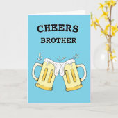 Funny Brother Birthday Card Karte (Gelbe Blume)