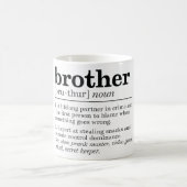 Funny Brother Definition Kaffeetasse (Mittel)