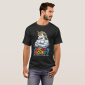 Funny Brother Einhorn Sicherheit nicht durcheinand T-Shirt (Vorne ganz)