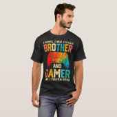 Funny Brother Gamer Graphic Tee Men Boys Teens Vid (Vorne ganz)